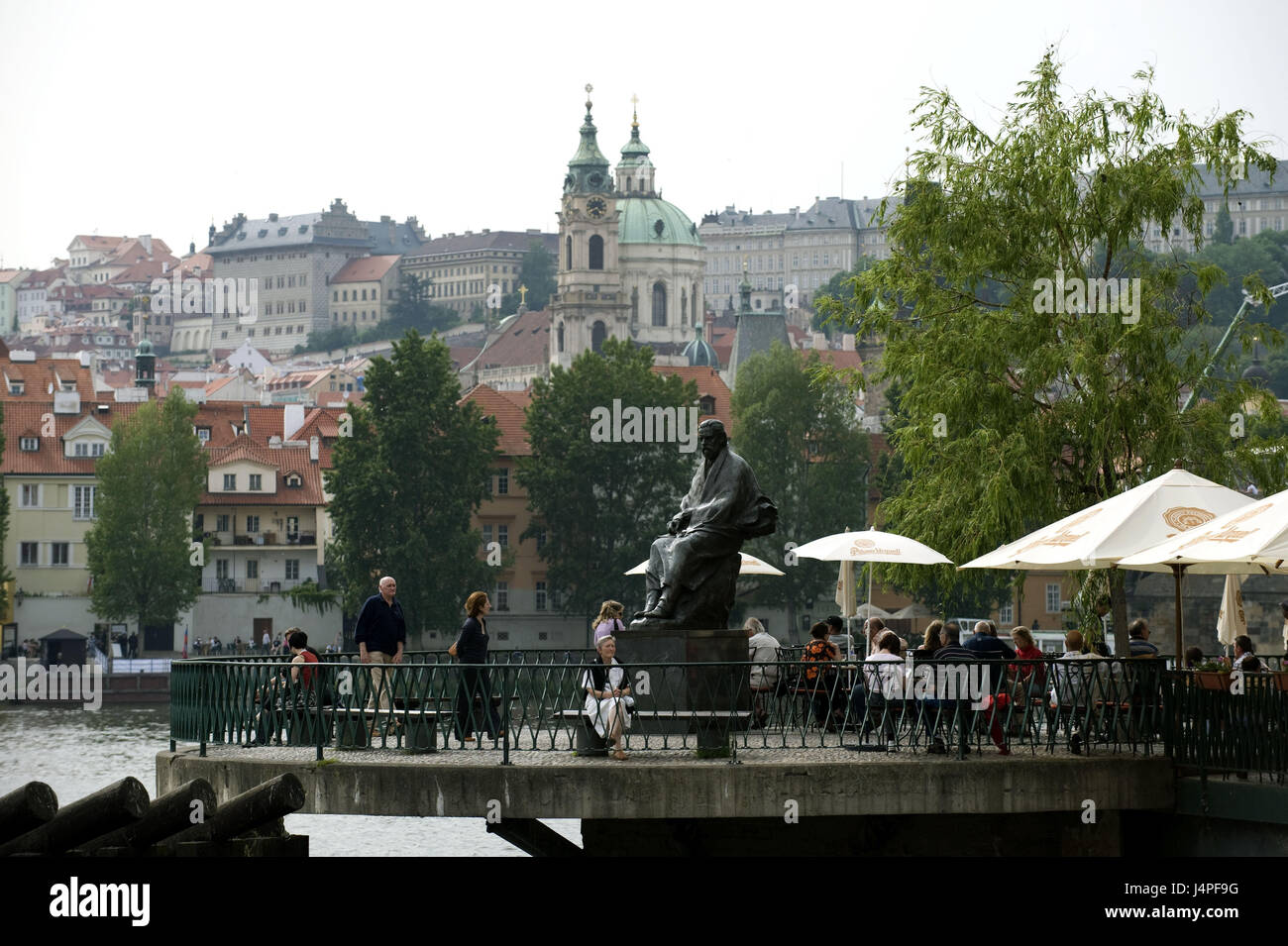 Repubblica ceca, Cechia, Praga, Bedrich Smetana statua, Foto Stock