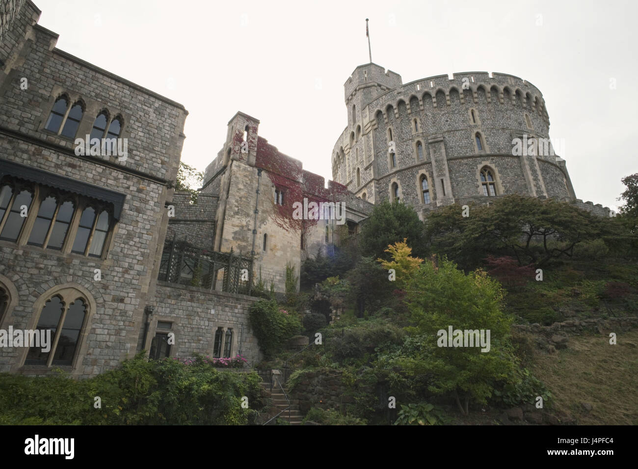 Gran Bretagna, Inghilterra, Berkshire, Windsor, il Castello di Windsor, Round Tower, Foto Stock