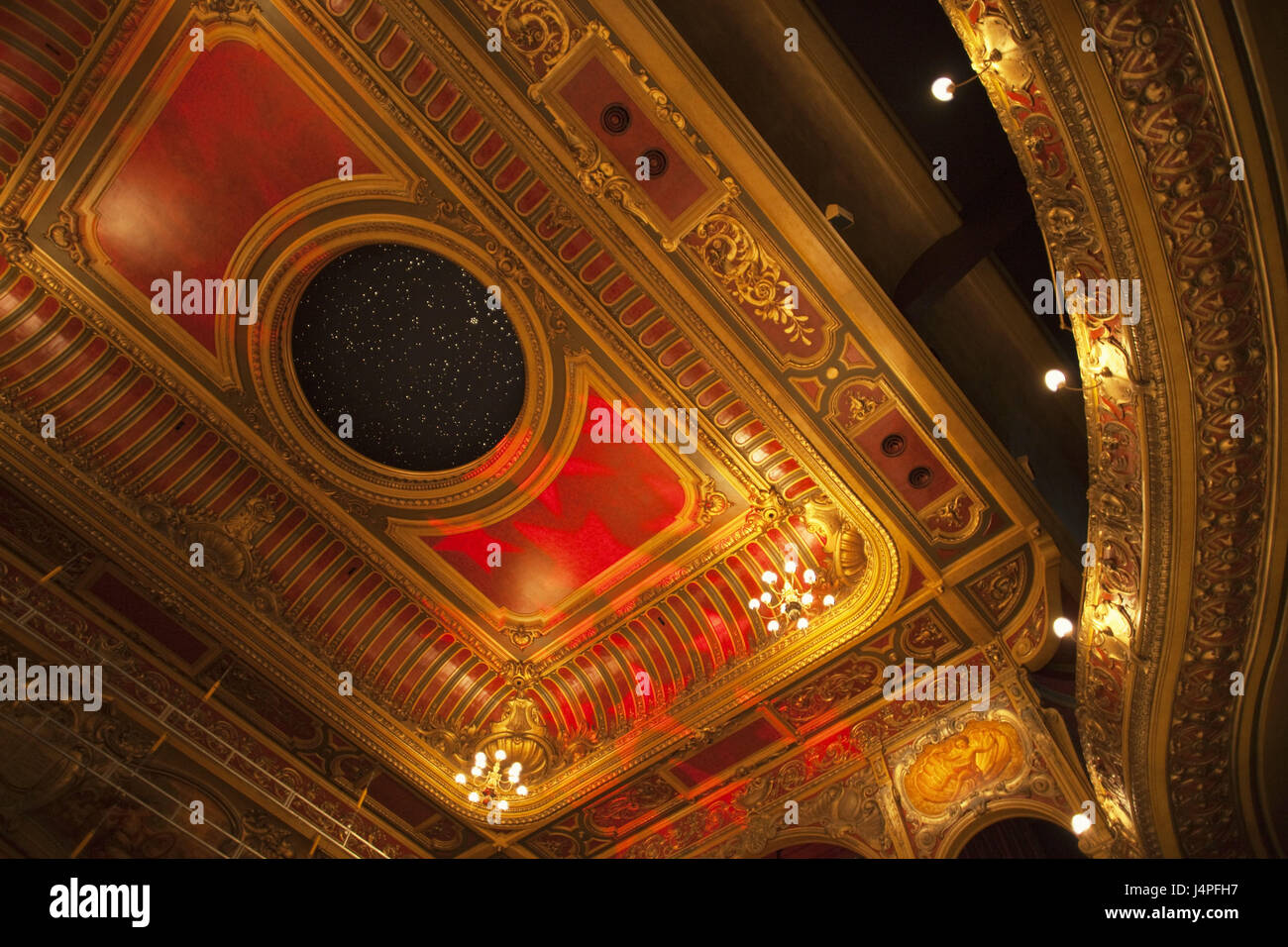 Gran Bretagna, Inghilterra, Londra, Hackney, Hackney Empire Theatre, interior shot, Foto Stock