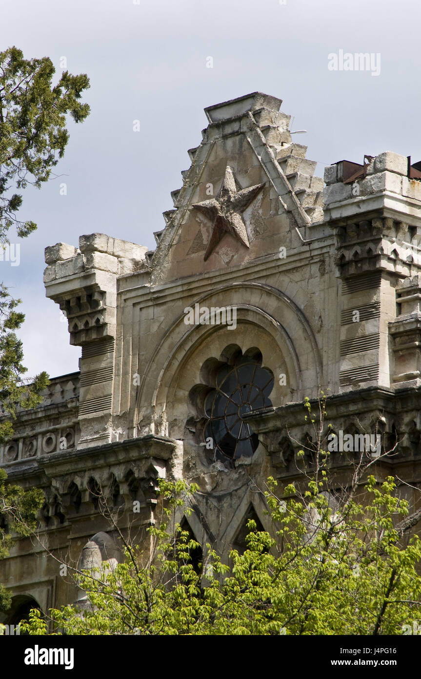 La rovina della sinagoga di Simferopol, Foto Stock