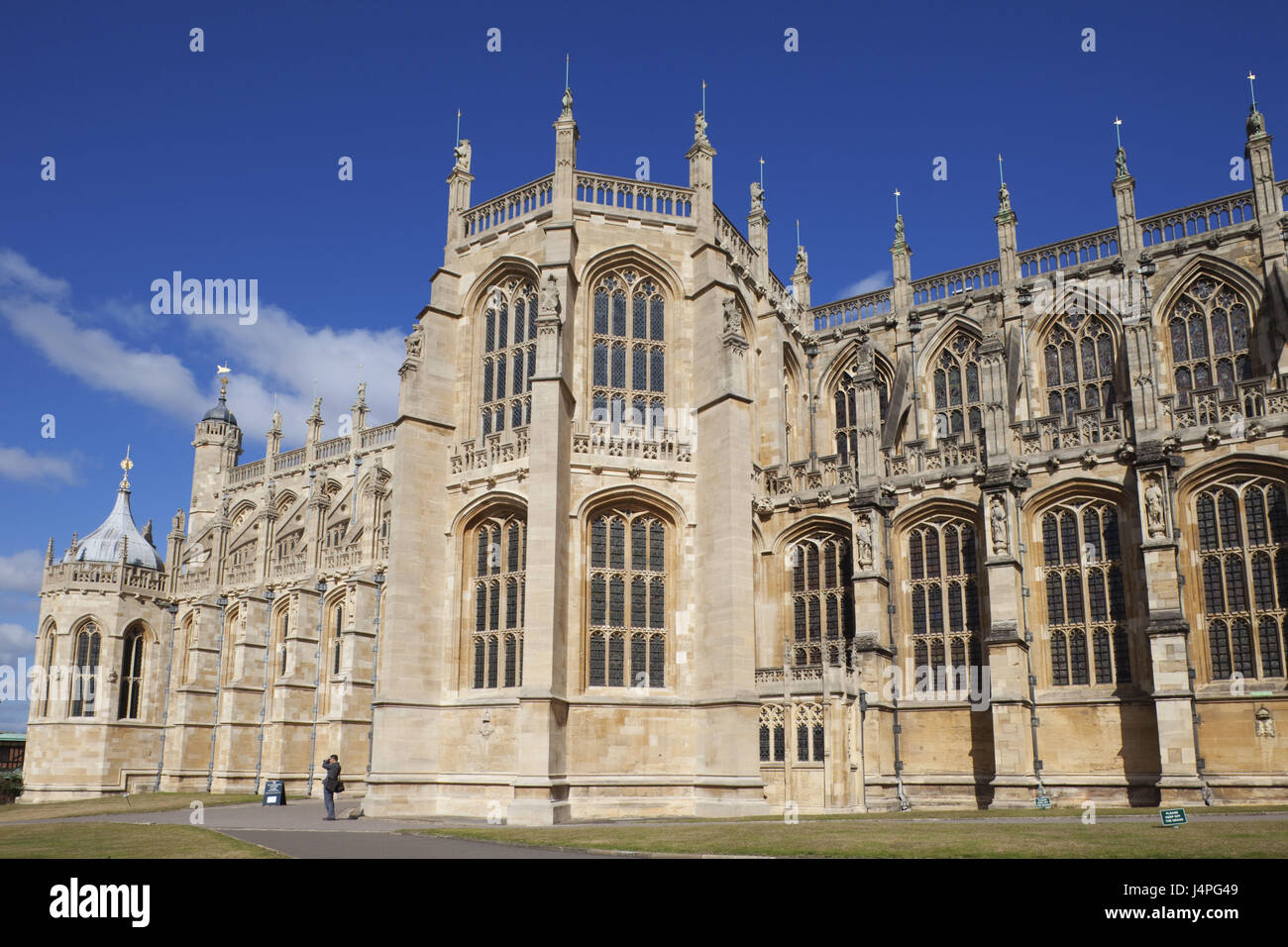 Gran Bretagna, Inghilterra, Berkshire, Windsor, il Castello di Windsor, la Cappella di San Giorgio., Foto Stock