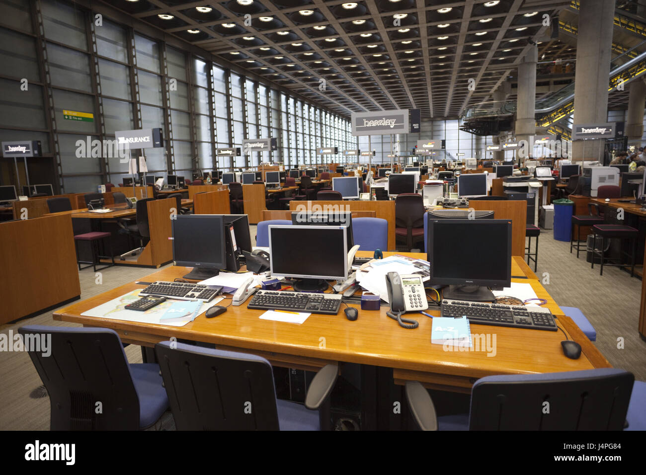 Gran Bretagna, Inghilterra, Londra, città di Londra, Lloyds insurance building, ufficio, i luoghi di lavoro, alcuna proprietà di rilascio, Foto Stock