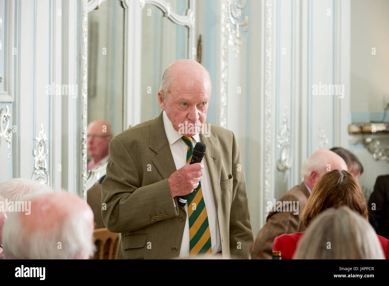 Edward Enfield al oldie pranzo letterario 09-05-17 Foto Stock