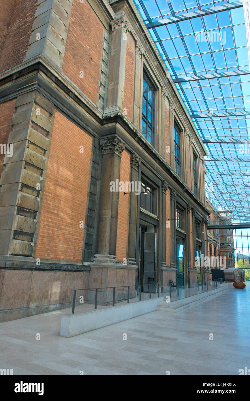 Interno della Galleria Nazionale della Danimarca, Copenhagen, Danimarca Foto Stock