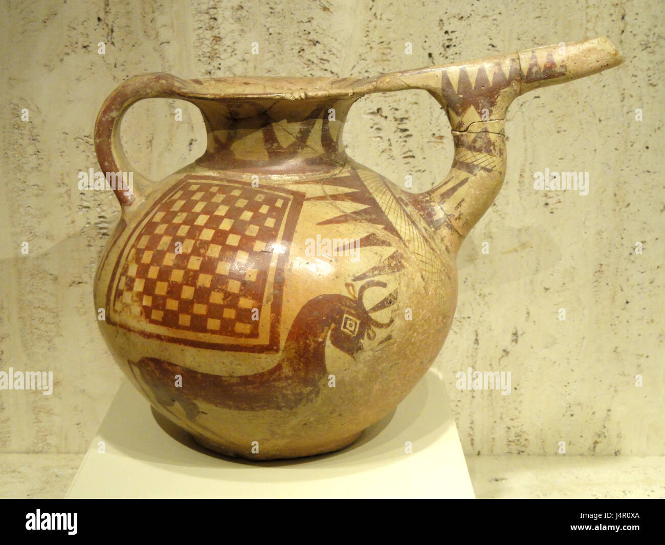 Vaso, Tepe Sialk (Iran), all'inizio del primo millennio A.C. Nelson Atkins Museum of Art DSC08132 Foto Stock