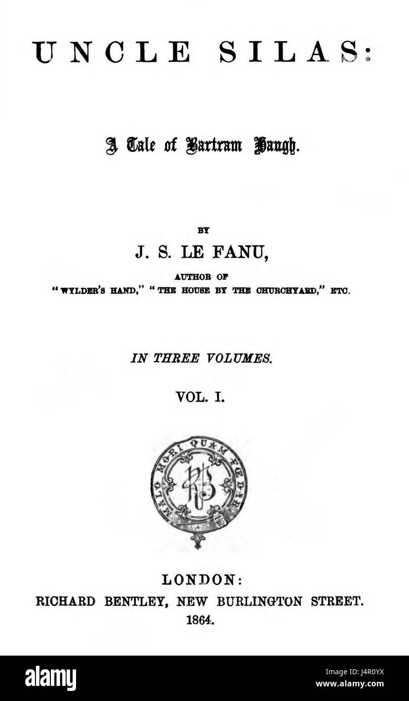 Lo zio Silas 1864 Foto Stock