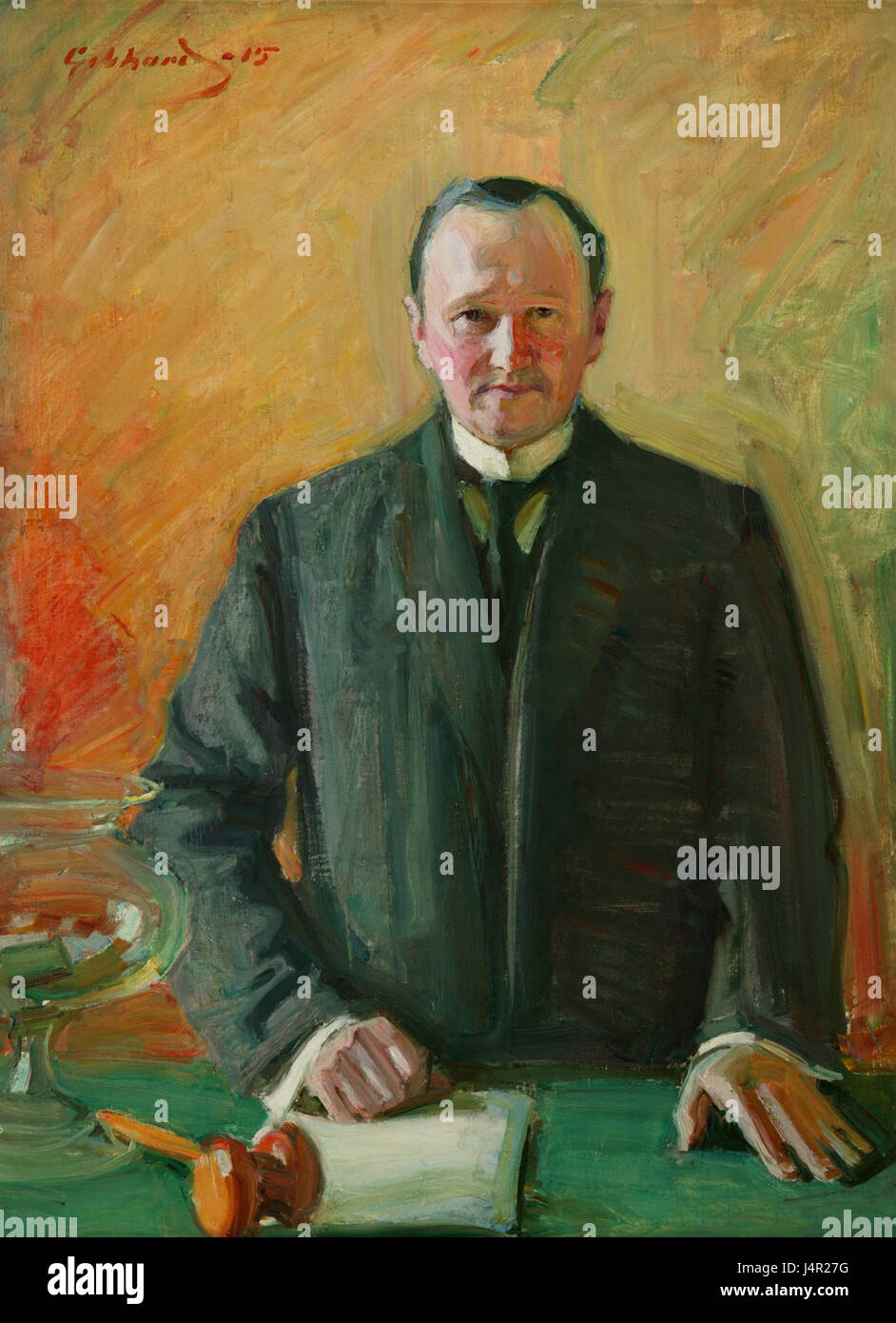 Un riferimento ad Albert Gebhard Tokoi, un individuo attivo all'inizio del XX secolo, probabilmente legato all'arte, alla scienza o alla storia culturale durante il periodo. Foto Stock