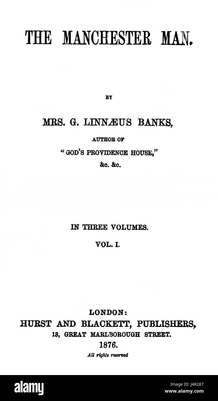 La Manchester uomo 1 ed Foto Stock