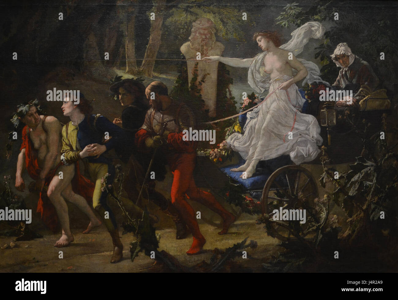 La spinoso cammino, da Thomas Couture Foto Stock