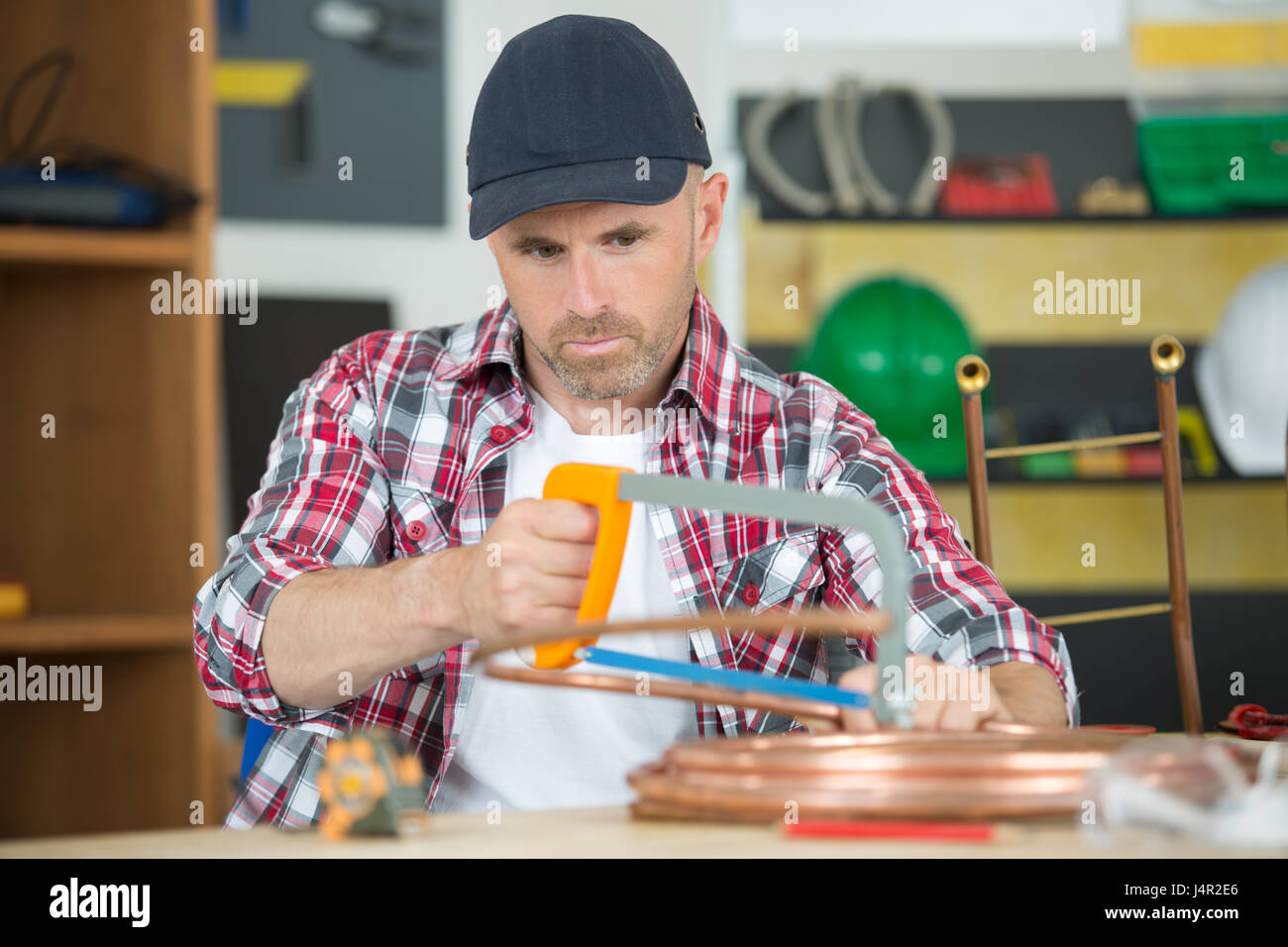 Il taglio per misurare Foto Stock