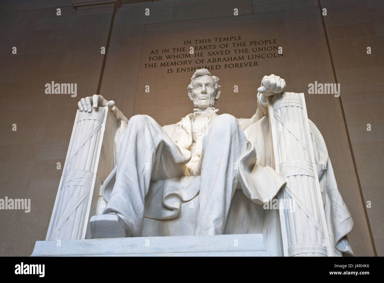 Gli Stati Uniti d'America, Washington city, il Lincoln Memorial, Foto Stock