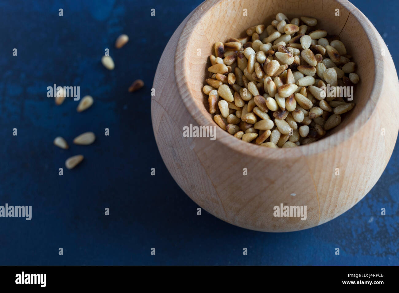 Di pinoli tostati Foto Stock