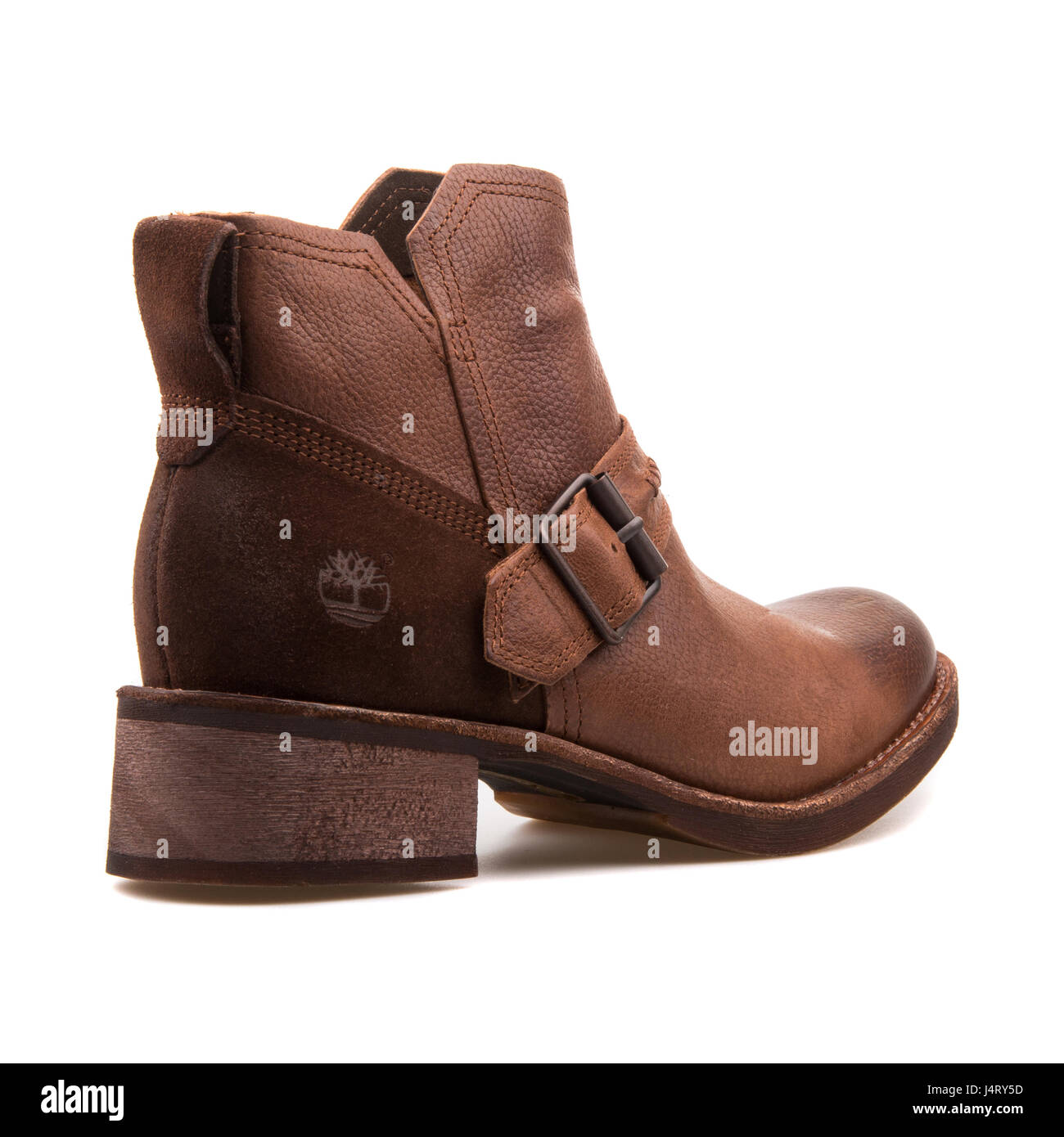 Timberland Whittemore Chelsea marrone scuro Donna Stivali in pelle - UN12JL Foto Stock