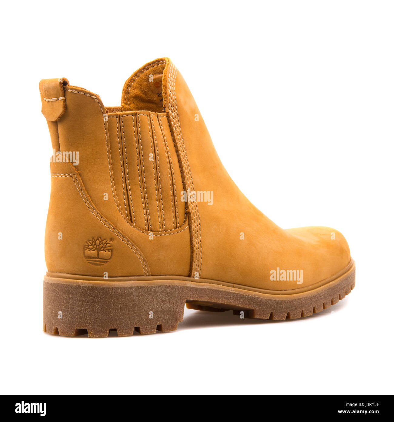 Timberland Lyonsdale Chelsea frumento Donna Stivali in pelle - UN11VC Foto Stock