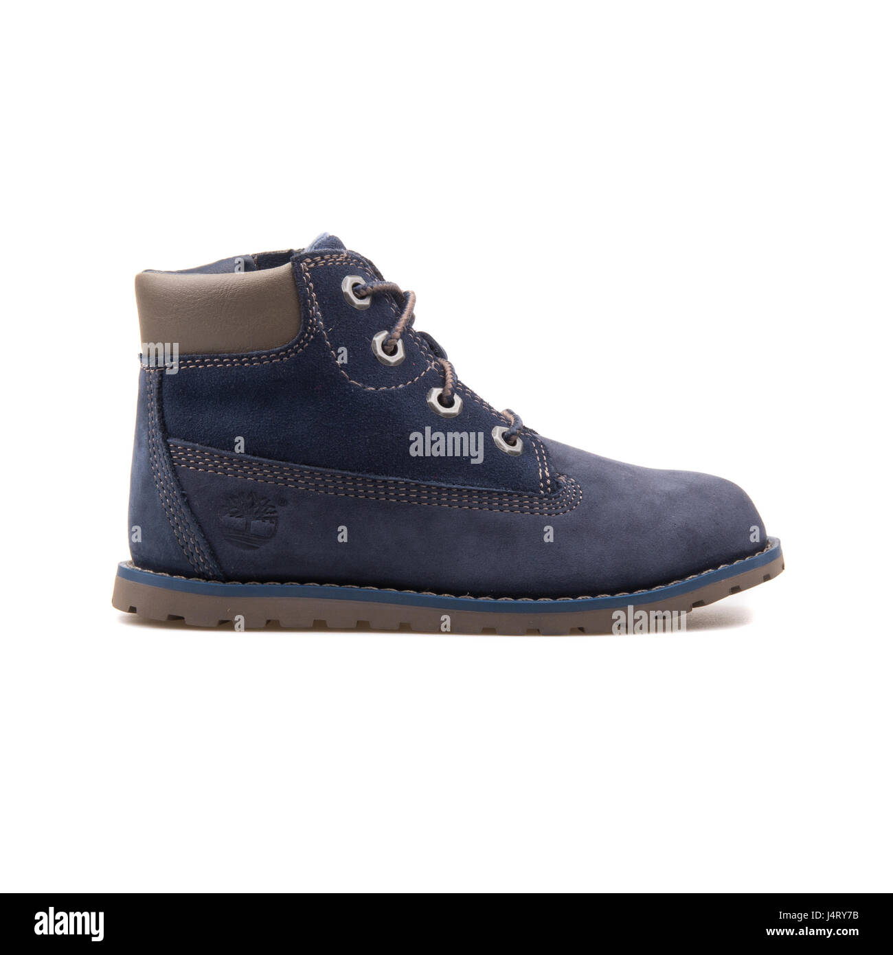 Timberland squallida Pine 6in Boot Blue bimbo a pelle - 1951B Foto Stock