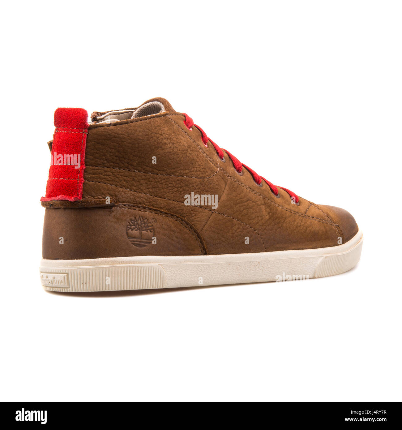 Timberland ragazzi Hookset Camp Chukka pelle marrone - UN15IL Foto Stock