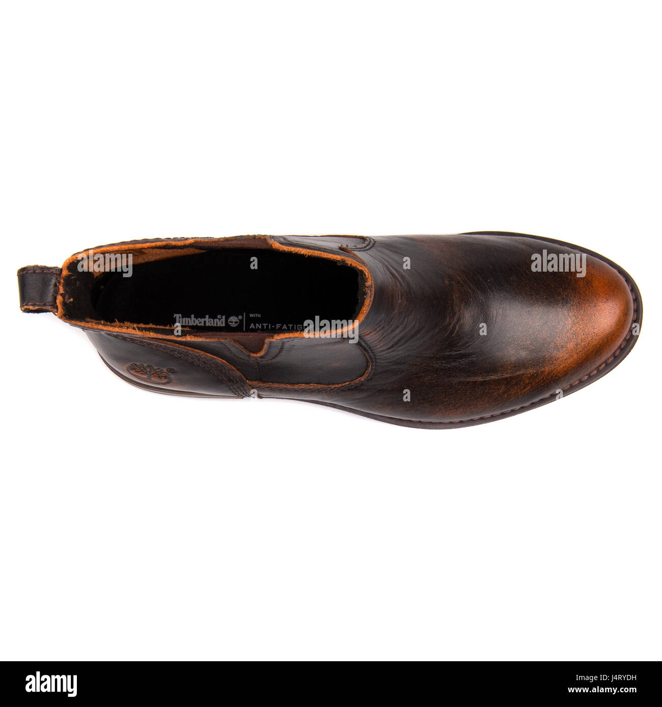 Timberland Savin Hill Chelsea Arancione Marrone Donna Stivali in pelle - UN11ZQ Foto Stock