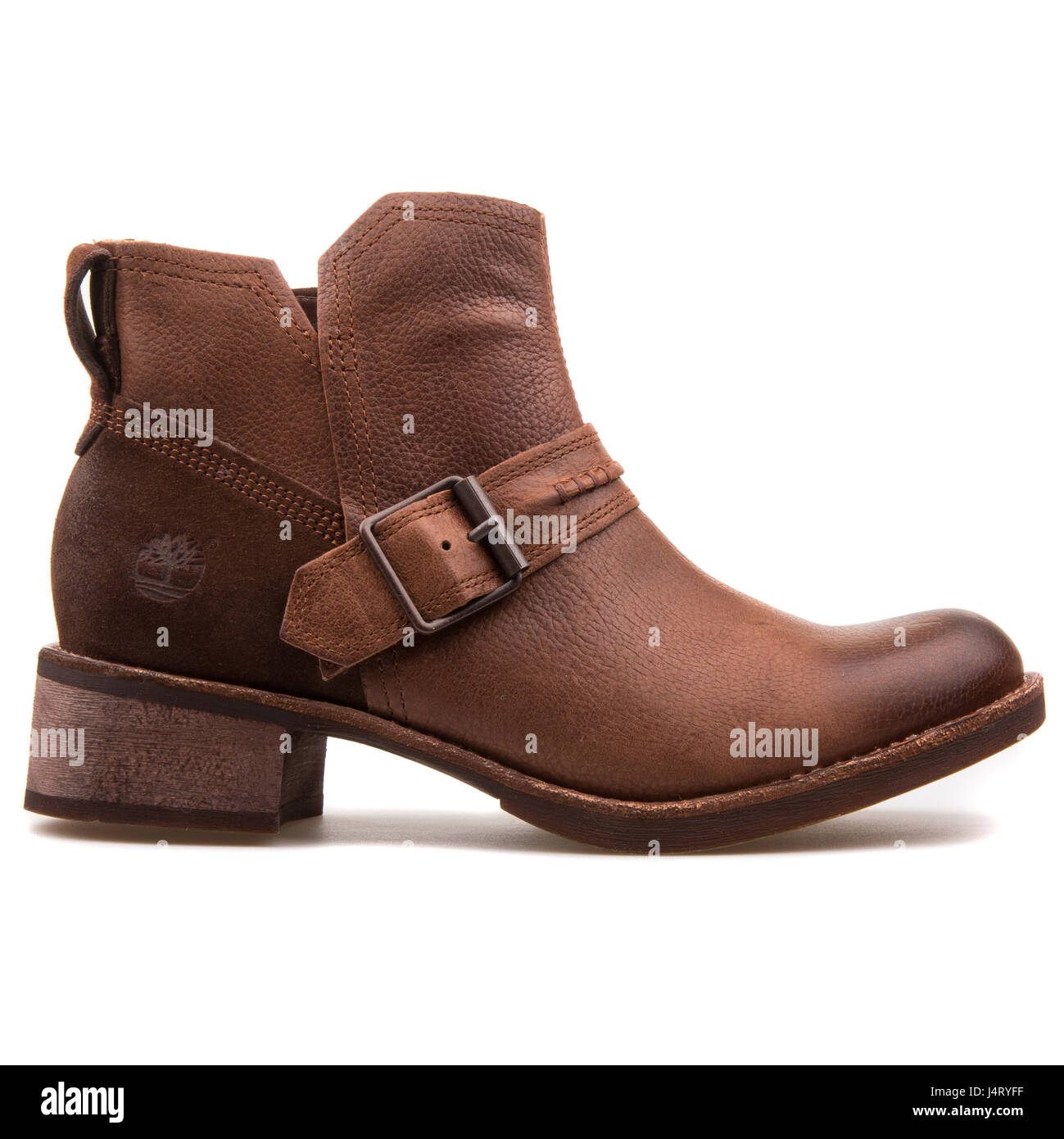 Timberland Whittemore Chelsea marrone scuro Donna Stivali in pelle - UN12JL Foto Stock