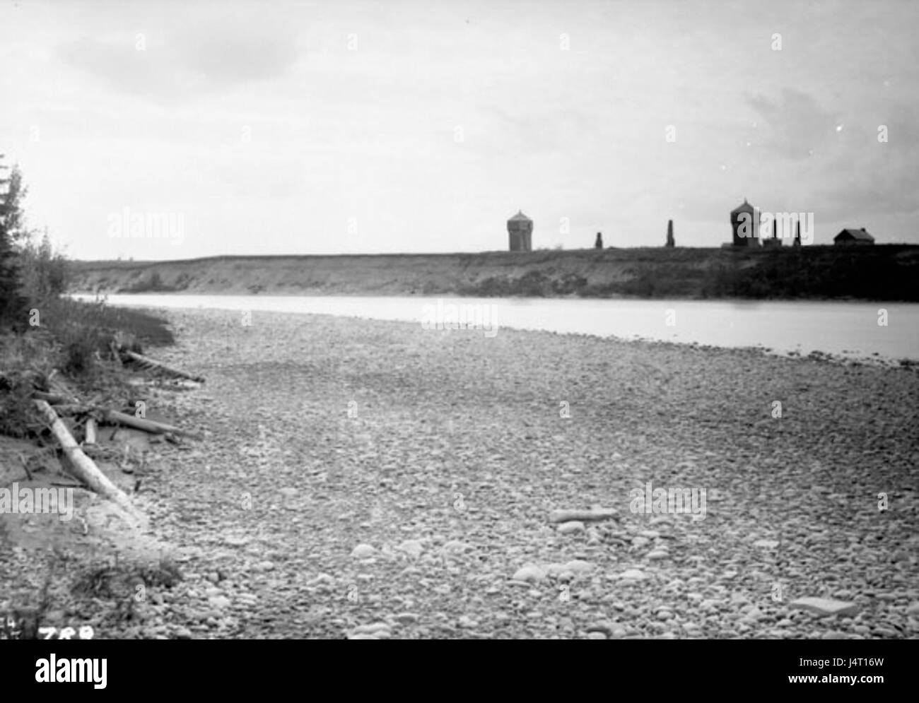 Tyrrell Ruines Rocky Mountain House Foto Stock