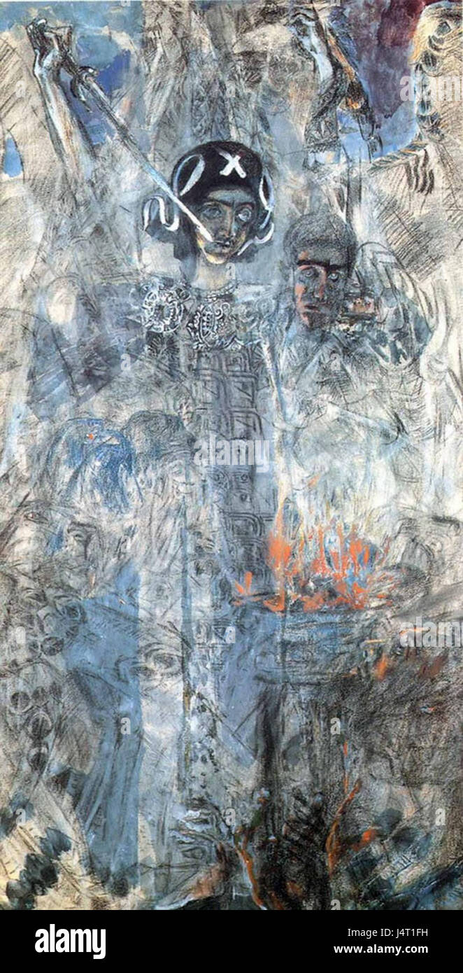 Videnie Vrubel proroka Iezekiilya 1906 Foto Stock
