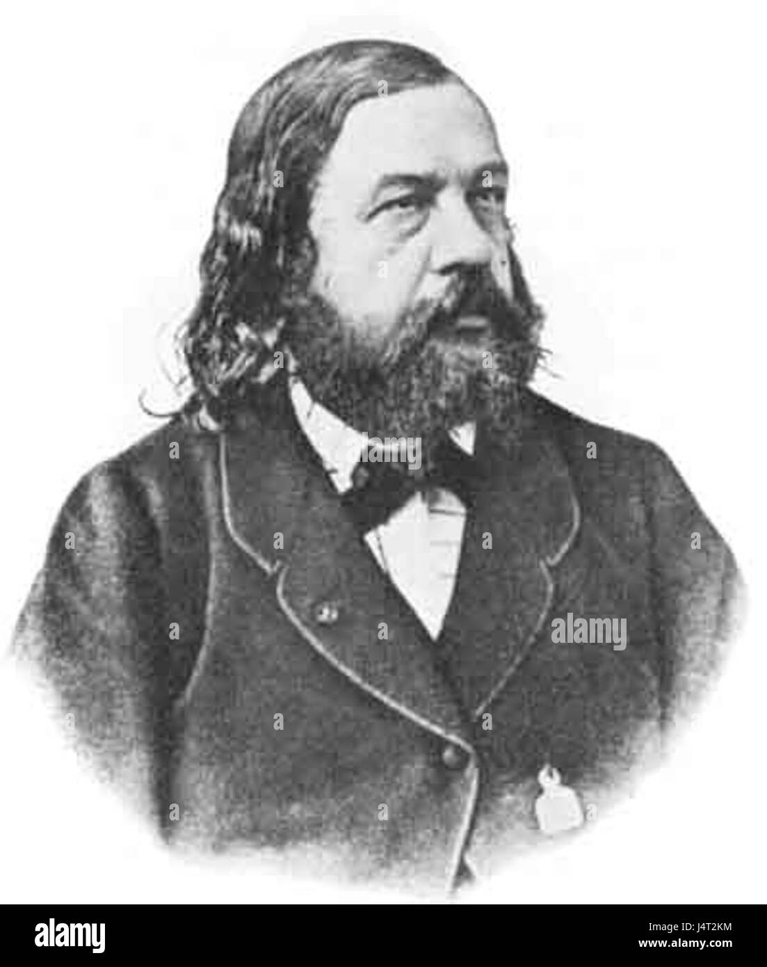 ThÃ©ophile Gautier è stato un poeta, romanziere e critico francese del XIX secolo. Conosciuto per i suoi contributi al movimento romantico francese, il suo lavoro rifletteva un fascino per la bellezza, l'arte e l'estetica, rendendolo una figura di spicco nella storia letteraria francese. Foto Stock