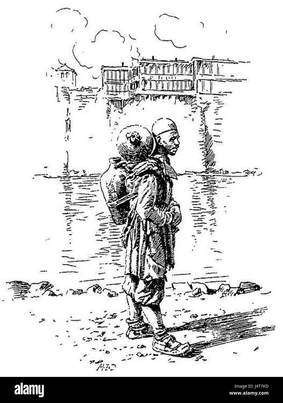 Venditore di acqua a Tiflis (Zeno Diemer) Foto Stock