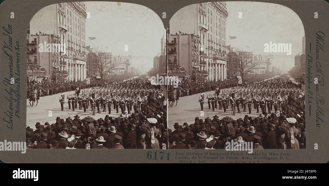 Wrau 1905 Parata inaugurale cadetti Foto Stock