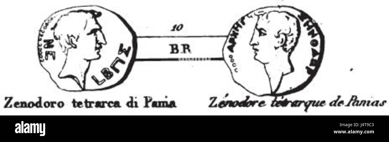 Zenodorus figlio di lisania Foto Stock