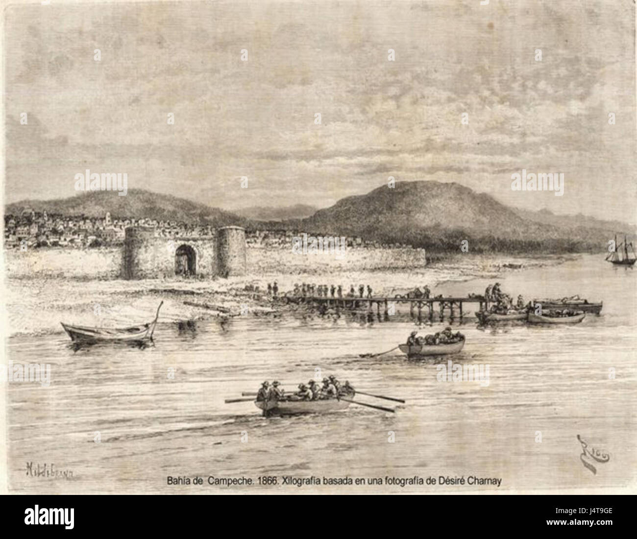 Xilograf si riferisce alla stampa xilografica, un'antica tecnica utilizzata per creare immagini e testo su xilografie. Era un metodo importante per le illustrazioni nelle prime fasi della stampa. Foto Stock