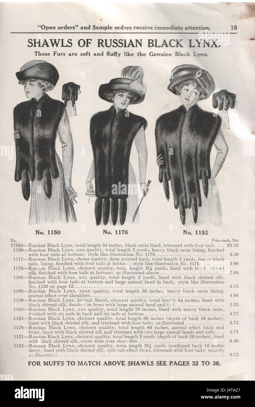 La casa di pelliccia Max Neuburger & Co, No 598 Broadway, New York, stagione 1910 1115 Foto Stock