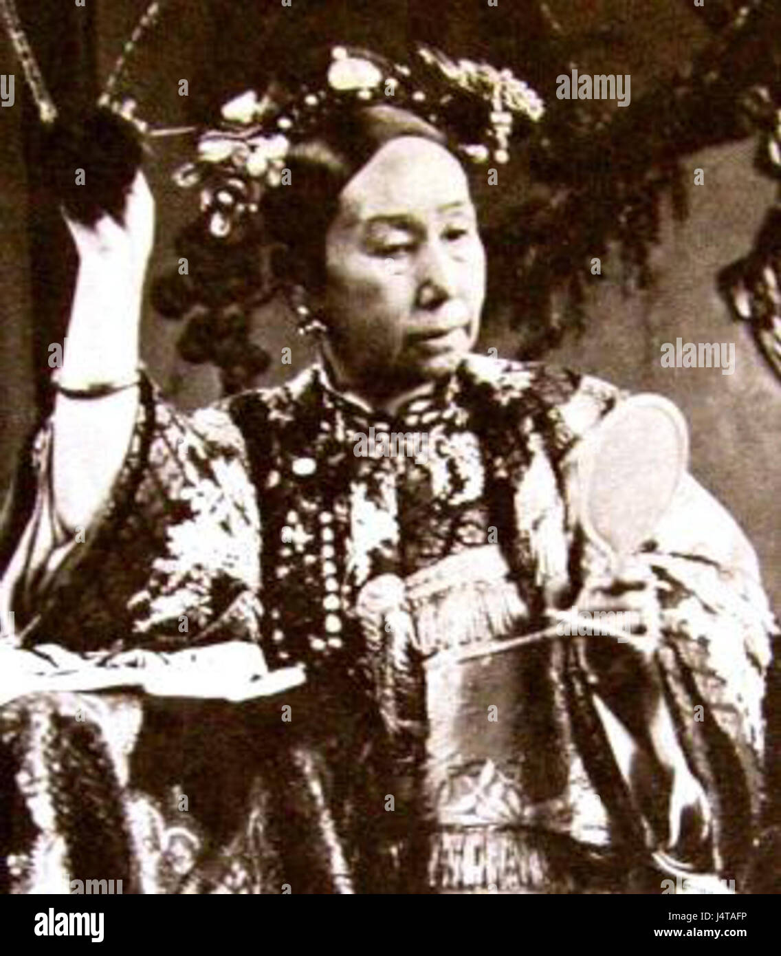 La Empress Dowager Cixi Foto Stock