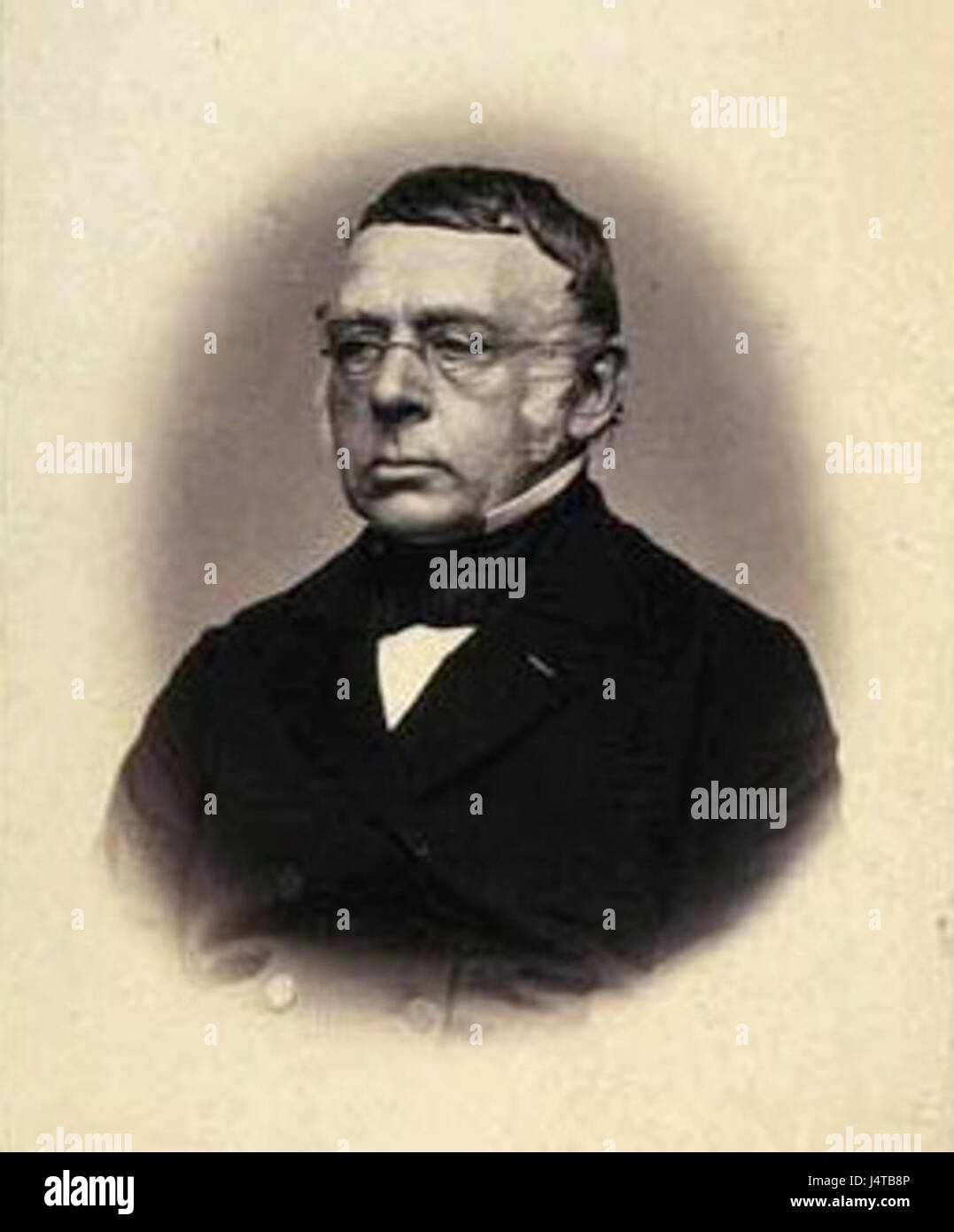 Questo ritratto di Vilhelm August Borgen, dipinto da V.E. Svendsen nel 1866, cattura l'essenza dell'arte norvegese del XIX secolo. Borgen era noto per il suo lavoro nel campo della cultura e dell'arte norvegese. Foto Stock