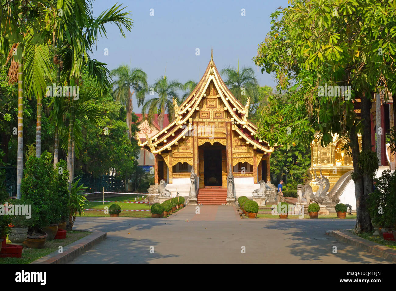 Wat Phra Singh, Chiang Mai, Thailandia Foto Stock