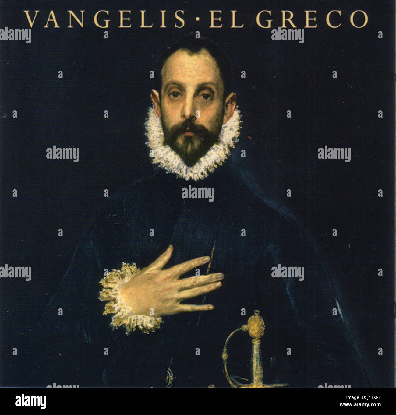 L'arte dell'album di Vangelis, influenzata dallo stile del famoso artista greco El Greco, combina la grafica musicale moderna con le tecniche e l'atmosfera iconica del pittore rinascimentale. Foto Stock