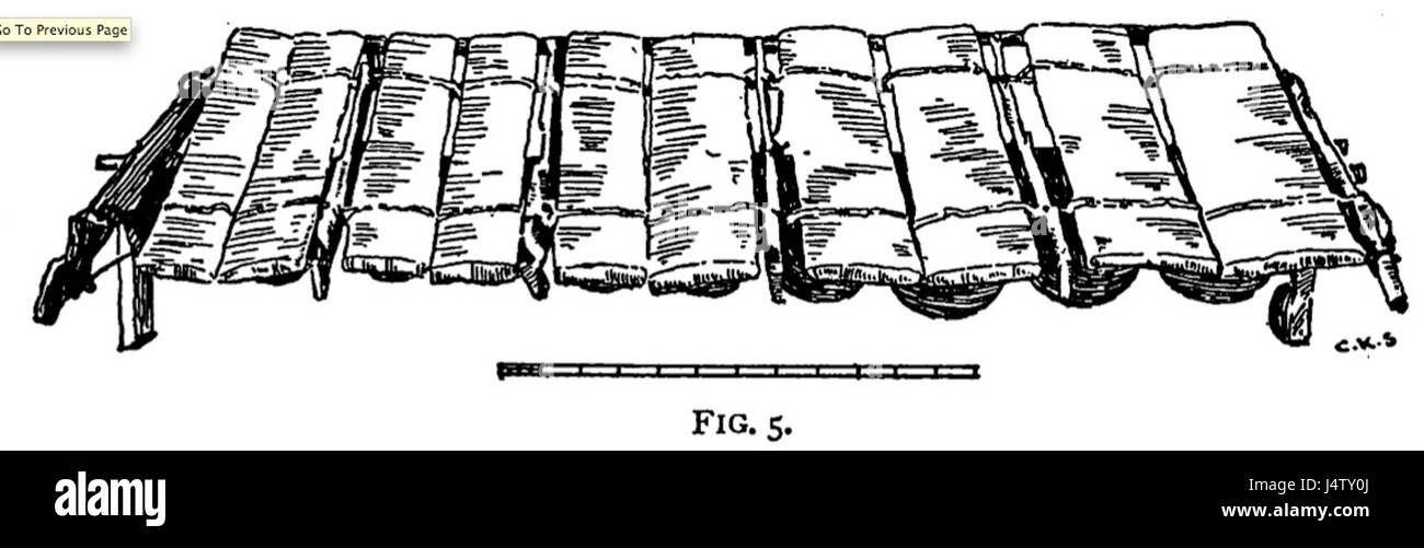 THOM Marimba africana o xilofono Foto Stock