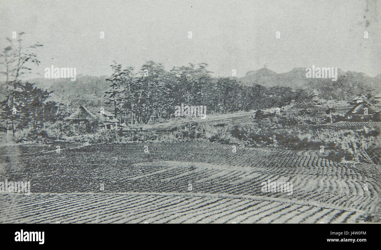 Wakamiya Oji Kamakura nel 1868 Foto Stock