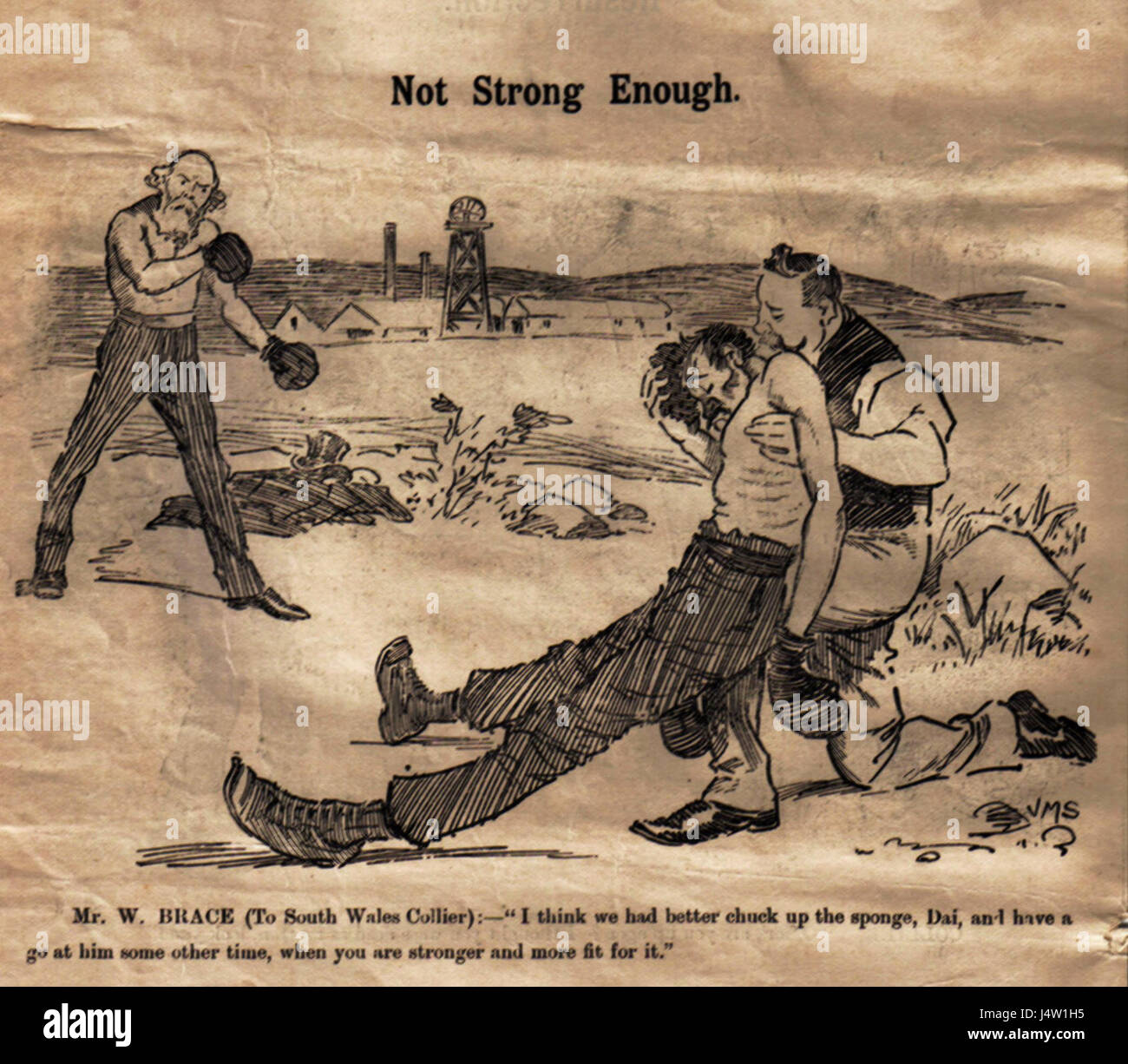 William bretella Cartoon Foto Stock