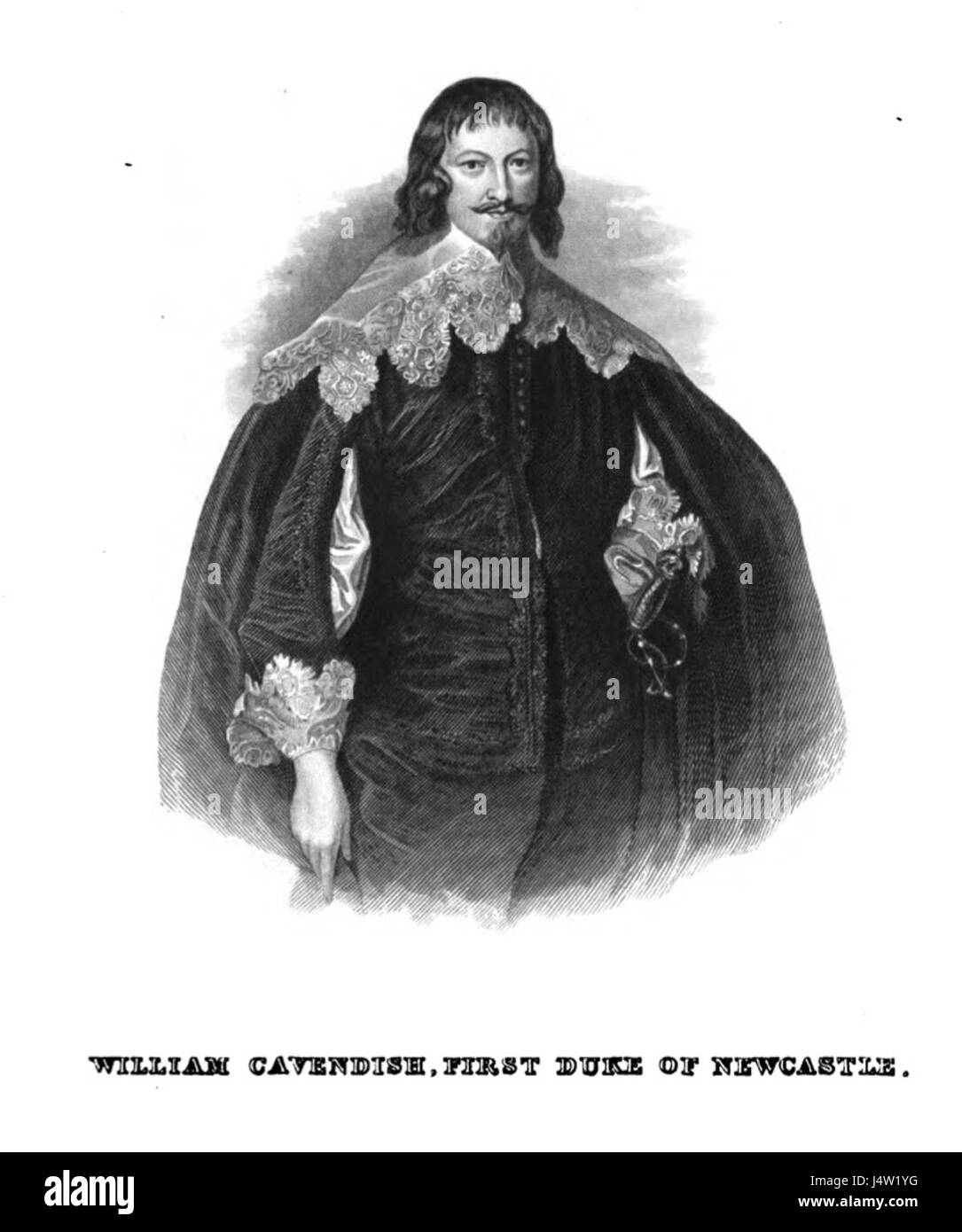 William Cavendish, primo duca di Newcastle Foto Stock