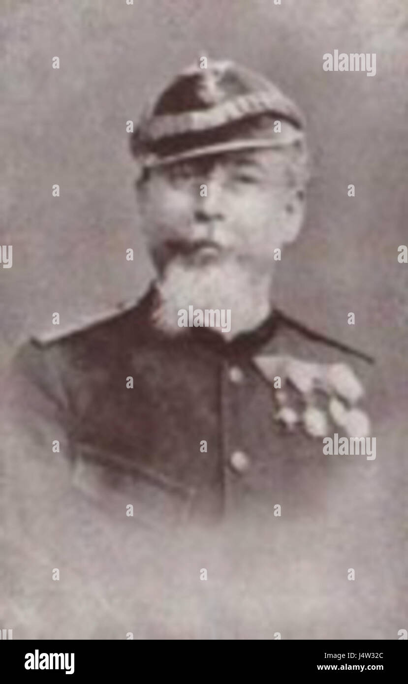 Questa immagine raffigura Karl Wolf, un importante capo dei vigili del fuoco. La leadership di Wolf nel servizio antincendio è riconosciuta per il suo contributo alla sicurezza pubblica e allo sviluppo di tecniche antincendio durante il suo mandato. Foto Stock