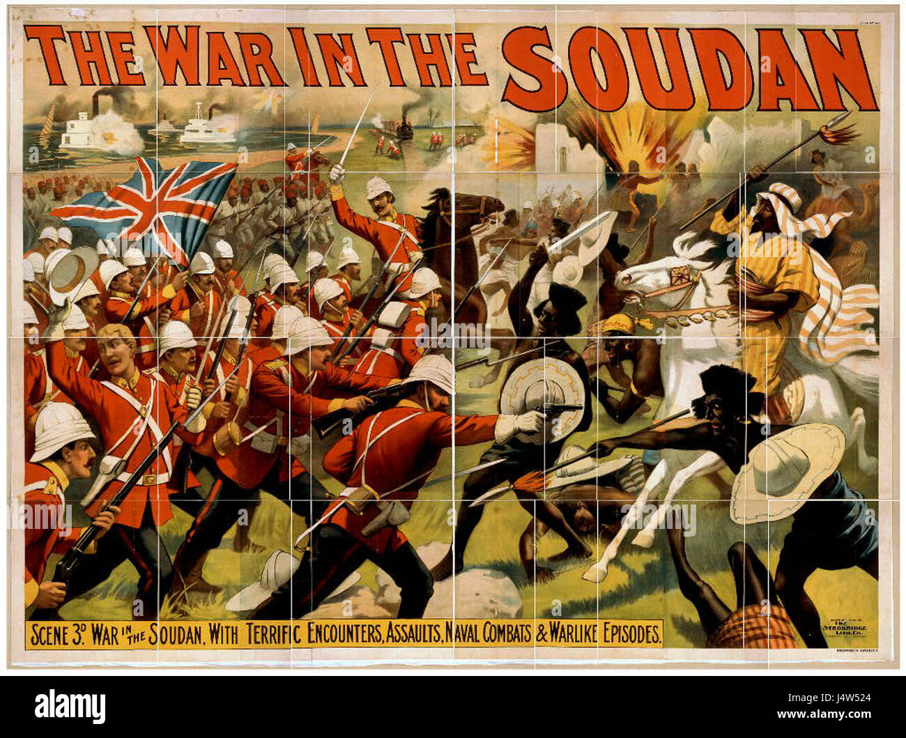 La guerra in Soudan Foto Stock