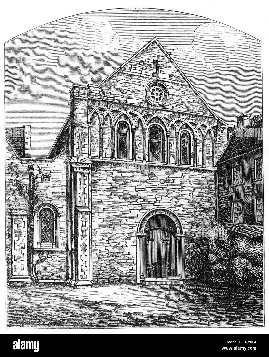 Fronte ovest di St James' Priory Bristol Foto Stock