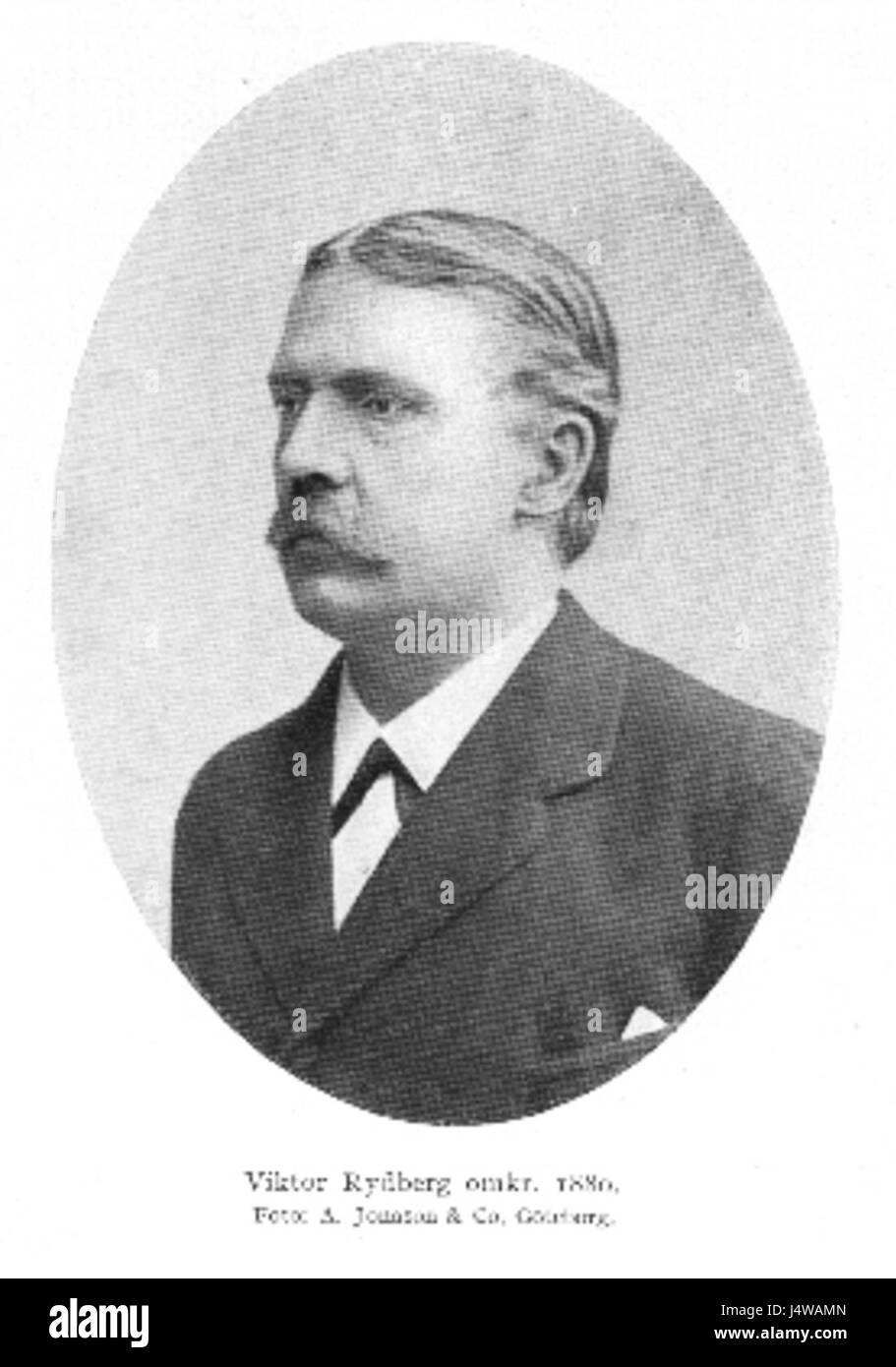 Viktor Rydberg 1880 Foto Stock