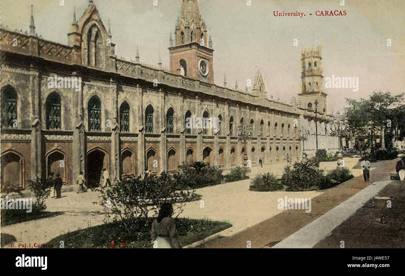 Università di Caracas 1911 Foto Stock