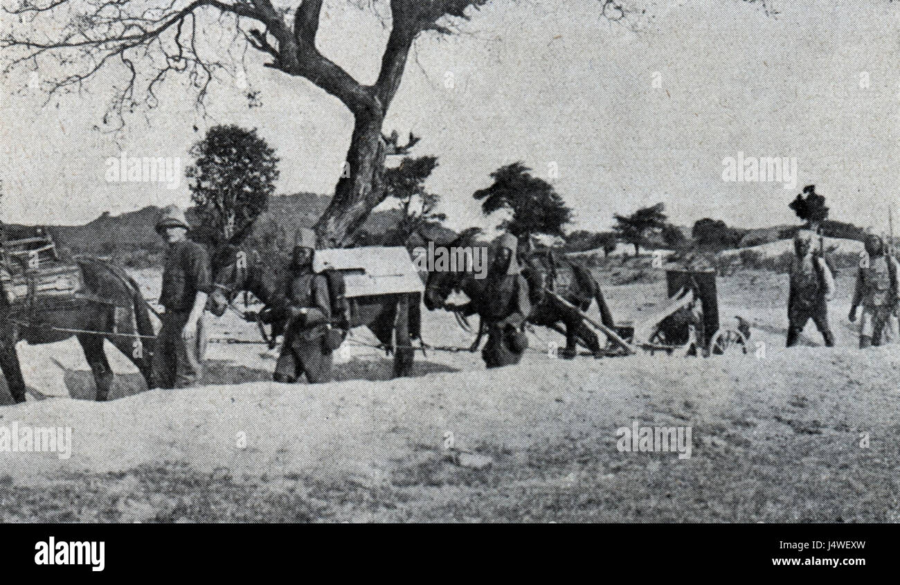 Une batterie de Saint Chamond foto 1, n. 3908 Pagina 96 Foto Stock