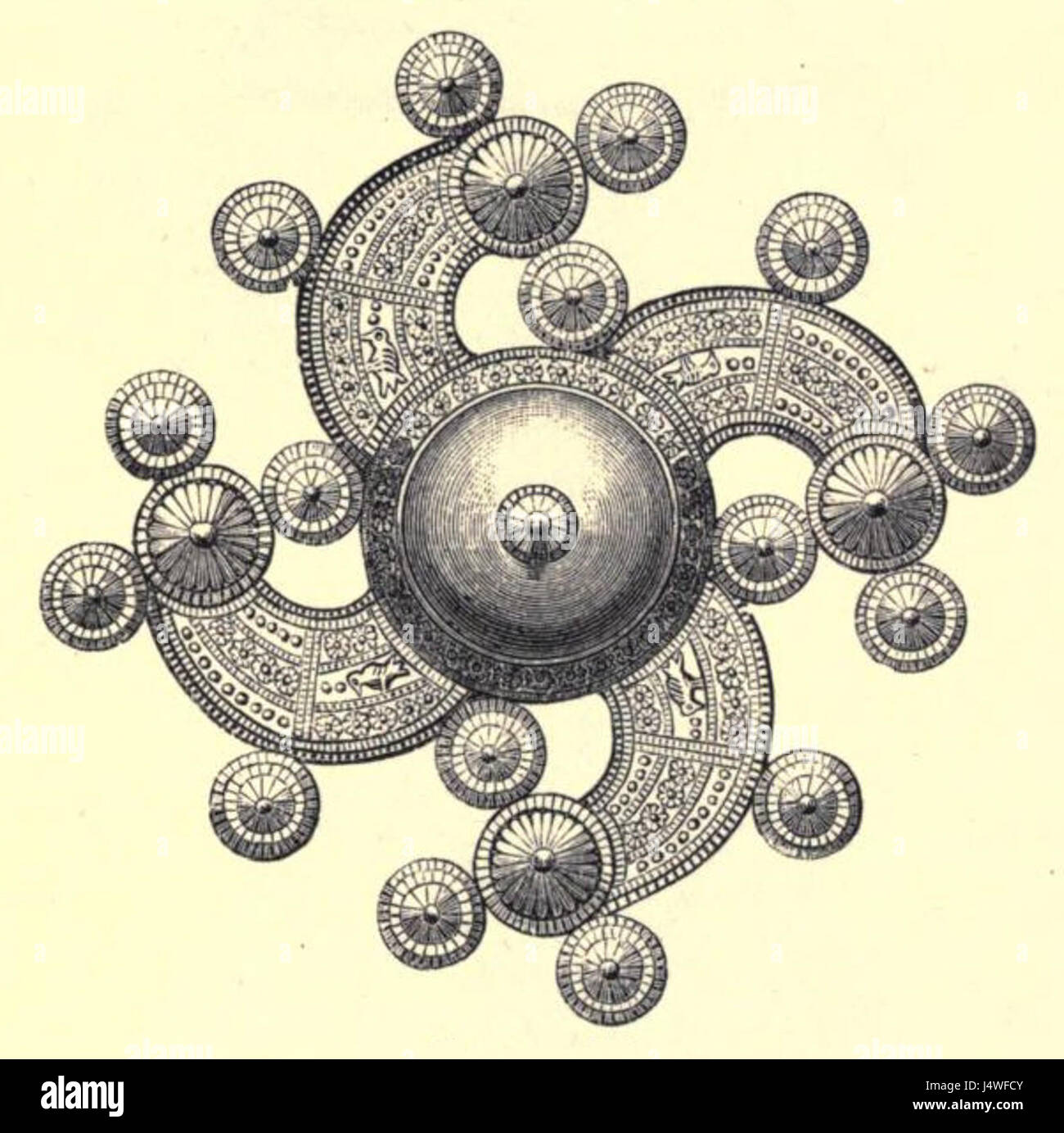 Varpelev Swastika Spilla Foto Stock