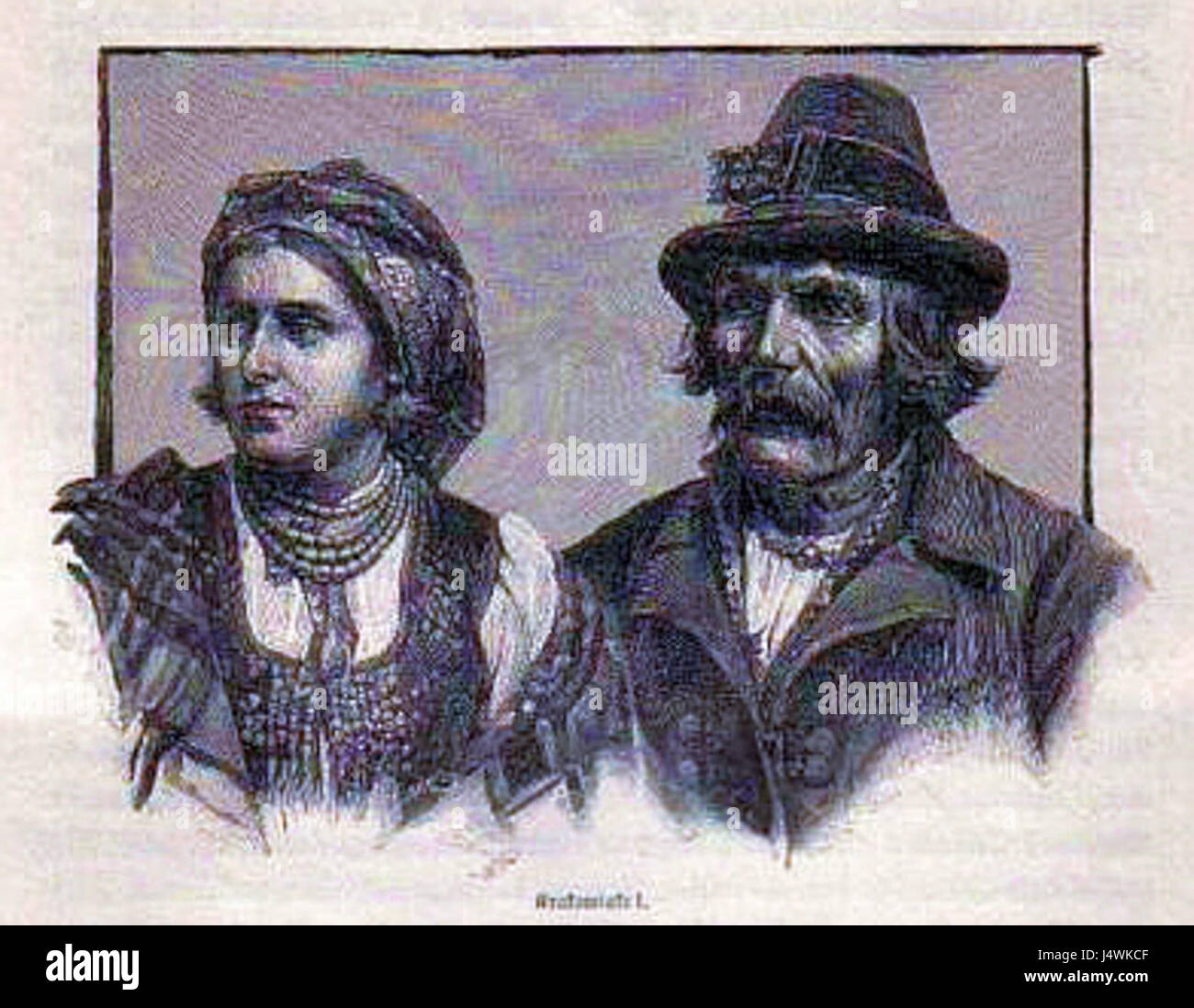 Il lavoro di Zygmunt Ajdukiewicz "Frachten der Krakowiake" (1898) discute dei sistemi di trasporto in Galizia e Vienna sotto l'Impero austro-ungarico, fornendo informazioni sull'economia e le infrastrutture regionali. Foto Stock