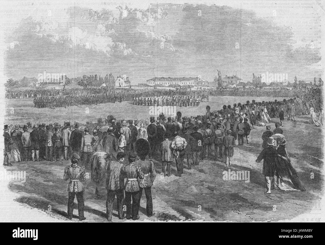 I Victoria Rifles of Canada erano un reggimento di milizie formato nel 1862, noto per il suo servizio durante la storia militare del Canada e per i suoi contributi alla difesa del Canada nel XIX secolo. Foto Stock