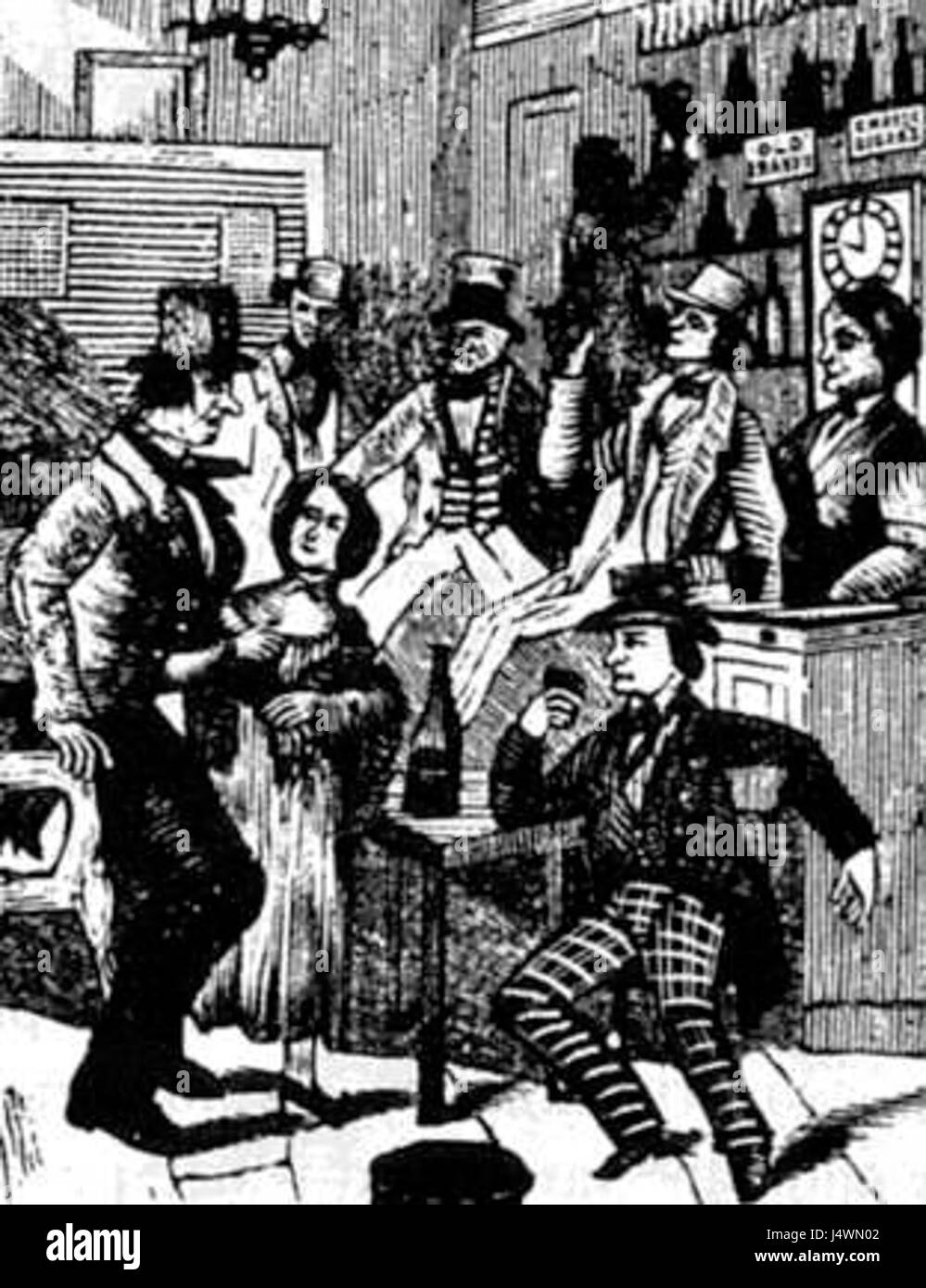 Towndrunk Foto Stock