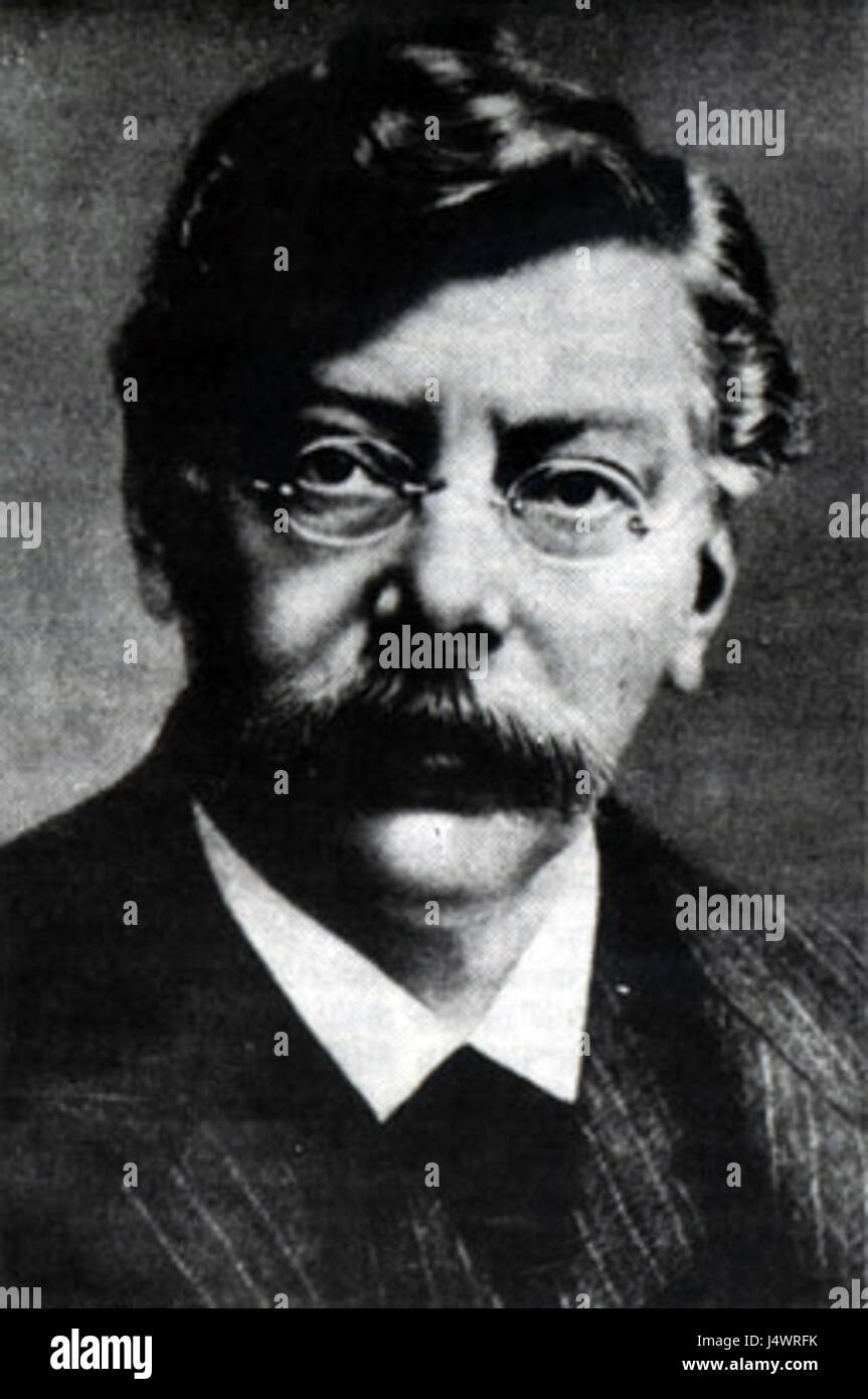 Victor Adler era un medico e politico austriaco, noto per il suo ruolo nell'istituzione del Partito Socialdemocratico austriaco dei lavoratori. Ha dato contributi significativi alla politica sociale e al movimento operaio in Austria tra la fine del XIX e l'inizio del XX secolo. Foto Stock