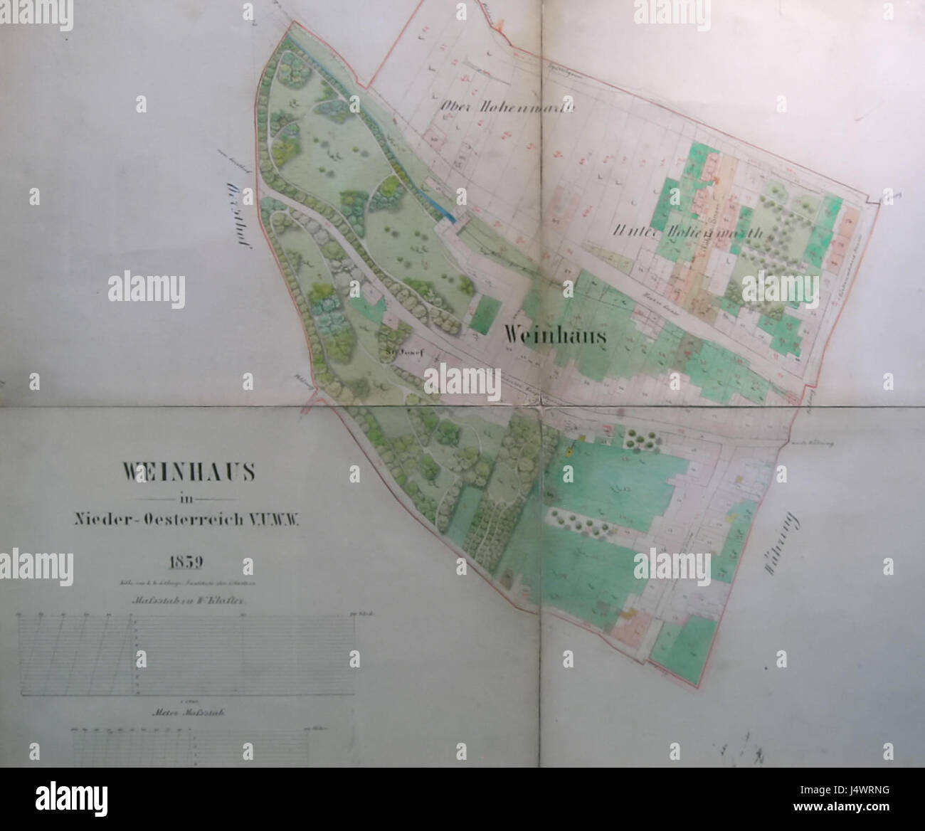 Weinhaus 1859 MJ Foto Stock